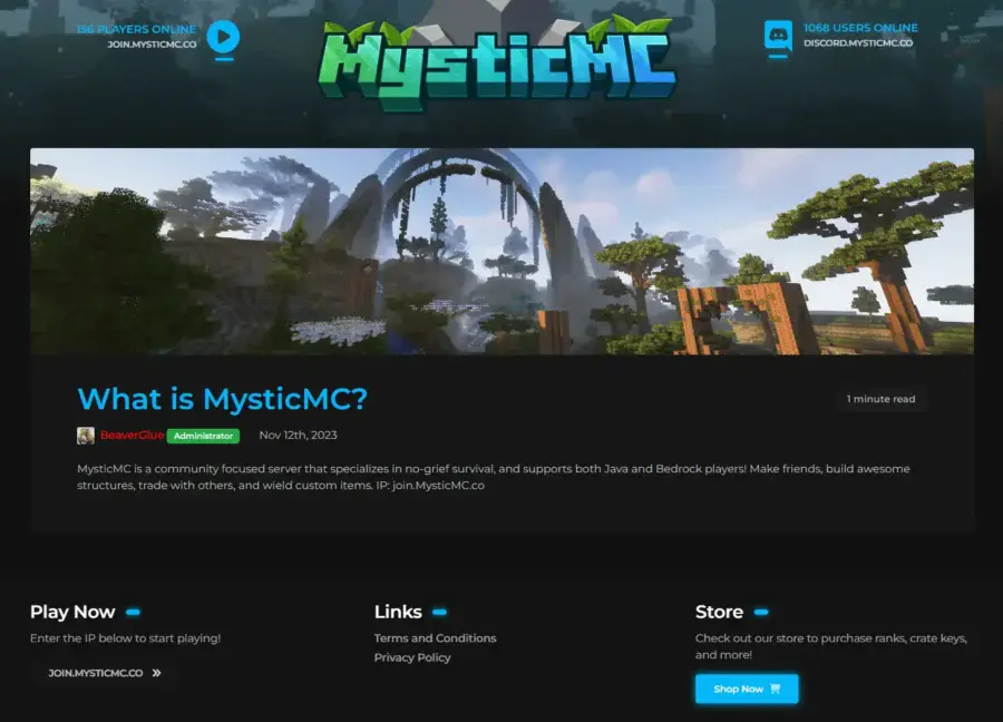 mysticmc server