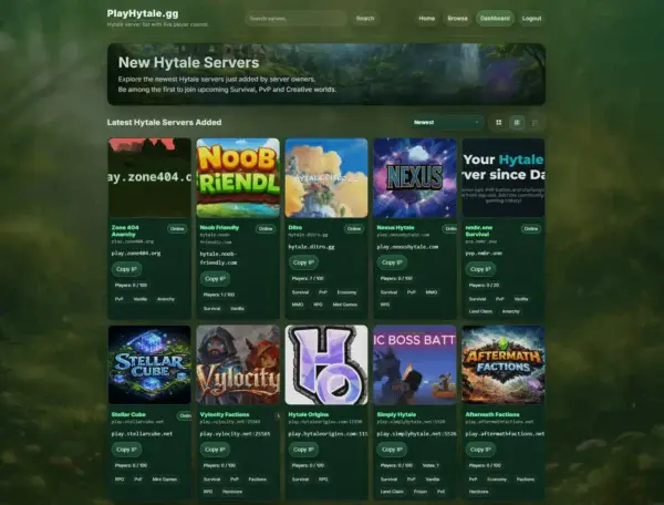 new hytale servers