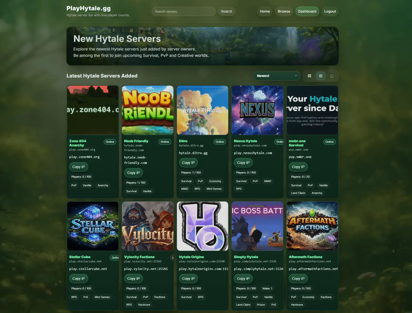 new hytale servers